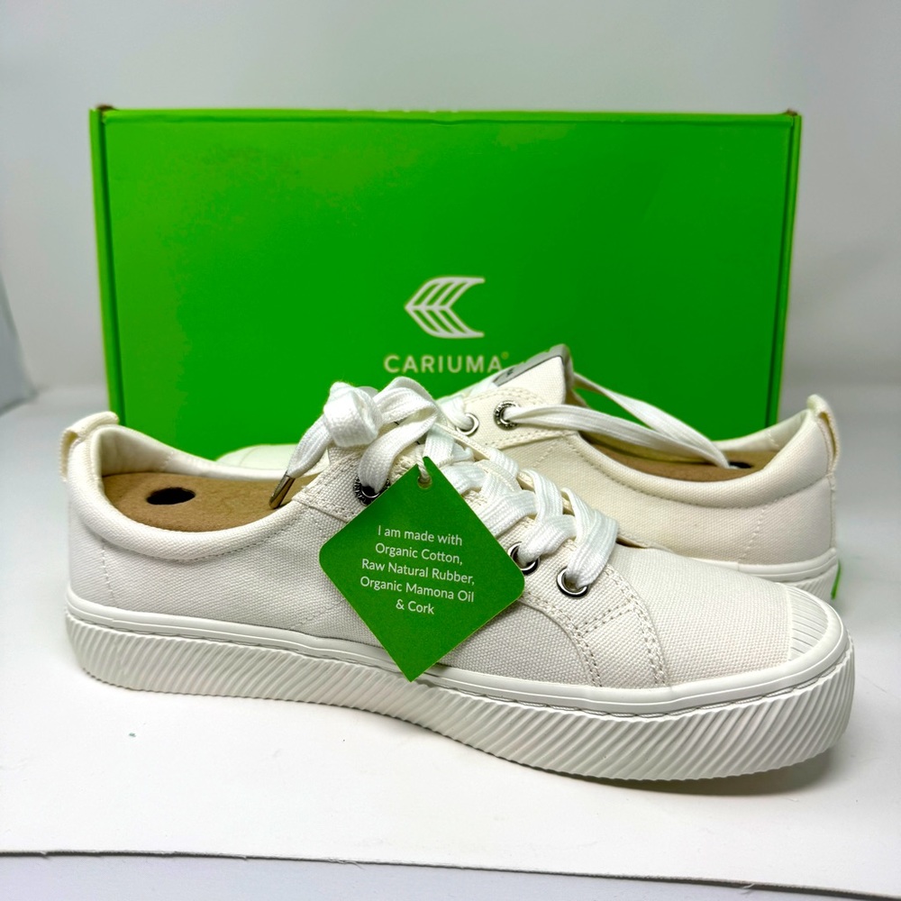 CARIUMA OCA Low Off-White Canvas Sneaker